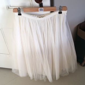 Jenny Yoo ‘Lucy’ skirt in Cream, size 10